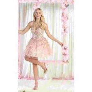 NwT:May Queen MQ1891 - Spaghetti Strapped Sweetheart Cocktail Dress💥
